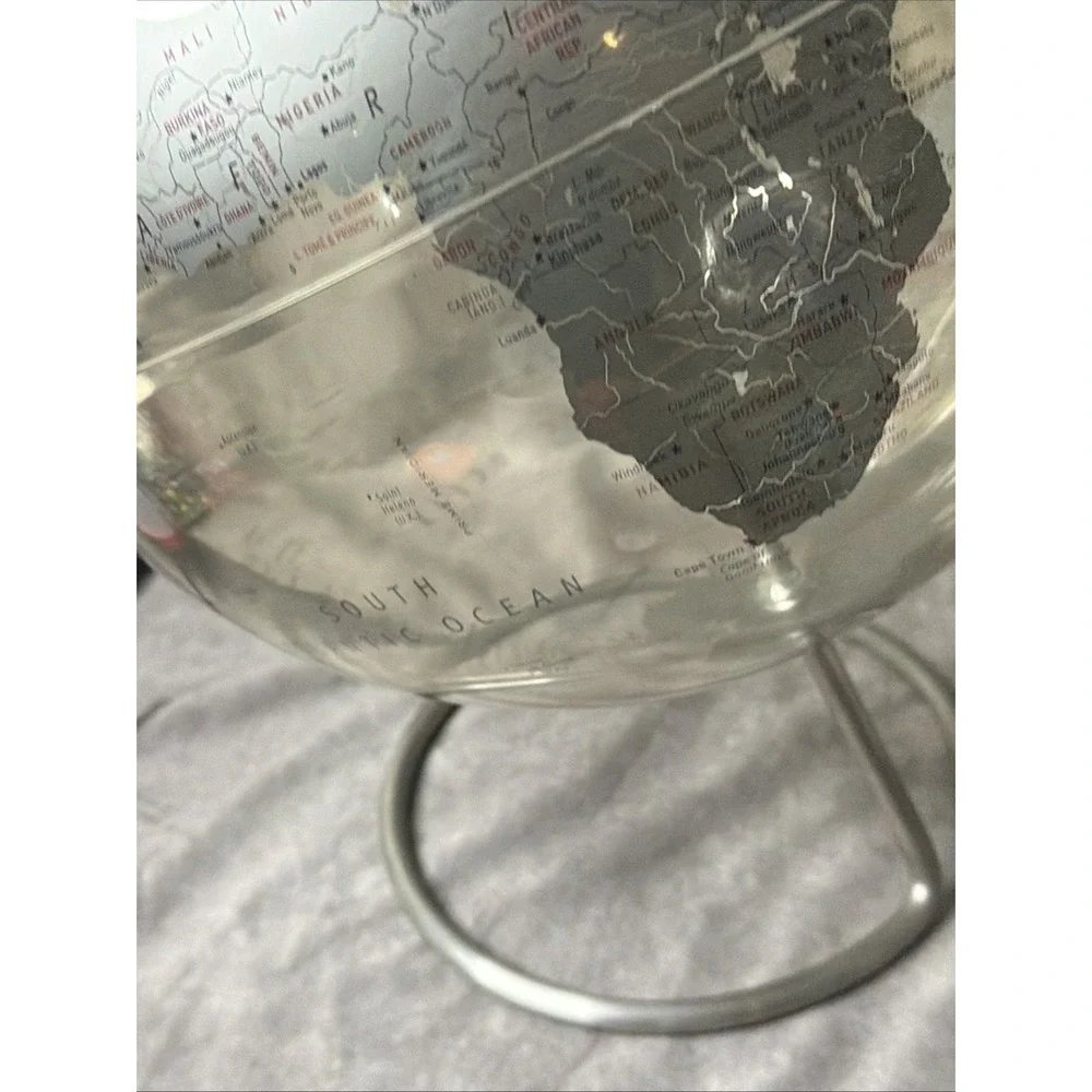 Tabletop Desk World Globe Crystal Marquise 12″ Desk Replogle Globes.